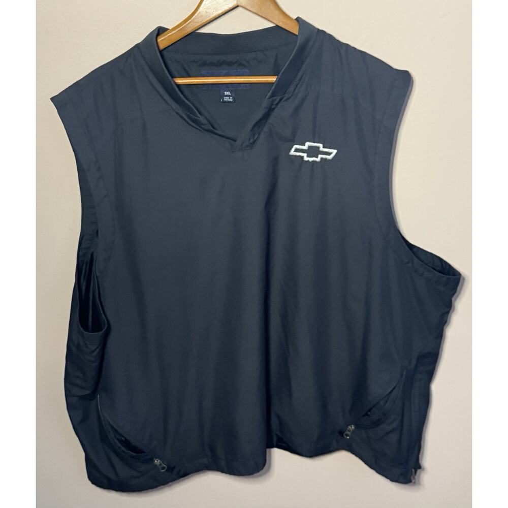 PORT AUTHORITY MENS 3XL Black VEST Chevy Logo Embroidered